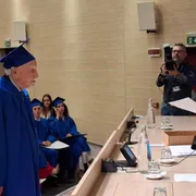 «Non si finisce mai di imparare». Storia di Sergio, che si è laureato a 96 anni in Cattolica