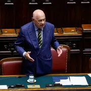 Il ministro della giustizia Carlo Nordio durante un question time alla Camera dei Deputati / ANSA