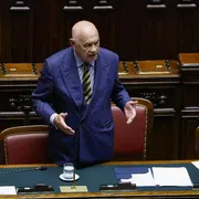 Il ministro della giustizia Carlo Nordio durante un question time alla Camera dei Deputati / ANSA