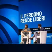 Un momento della testimonianza di Davide Simone Cavallo
