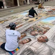 I madonnari all'opera ad Assisi / ROSATI