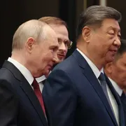 Il presidente russo Vladimir Putin e quello cinese Xi Jinping al vertice dell'Organizzazione per la cooperazione di Shanghai a Bishkek, in Kirghizistan