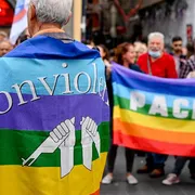 Una manifestazione per la pace