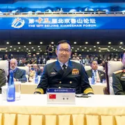 Il ministro della Difesa nazionale della Cina, Dong Jun, insieme al ministro della Difesa del Laos, Khamlieng Outhakaisone e al vice primo ministro e ministro della Difesa nazionale della Cambogia, Tea Seiha