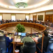 Una riunione del Plenum del Consiglio Superiore della Magistratura (Csm)
