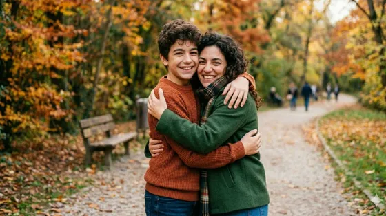 Tutto perfetto e tutto finto: una foto di una madre e di un figlio creata dall'Intelligenza artificiale