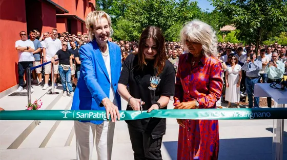Il taglio del nastro stamattina a San Patrignano con Letizia Moratti e Vittoria Pinelli: la comunità ha inaugurato 282 nuovi posti letto