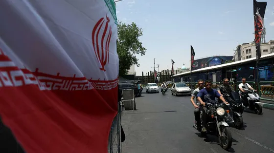 Una strada di Teheran