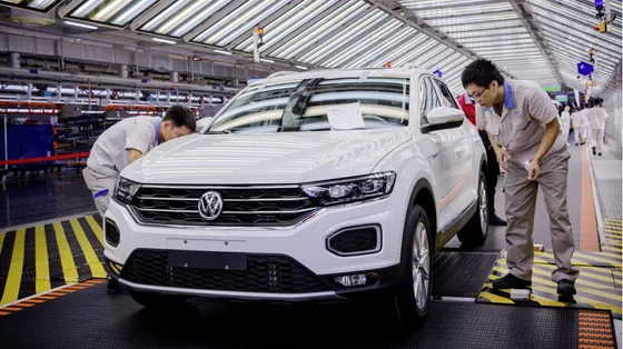 Uno stabilimento Volkswagen