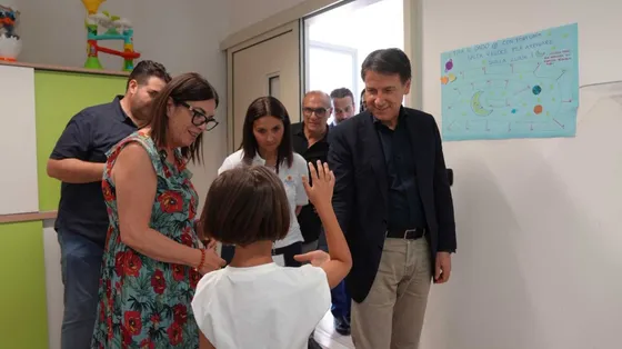 Il leader del M5s Giuseppe Conte