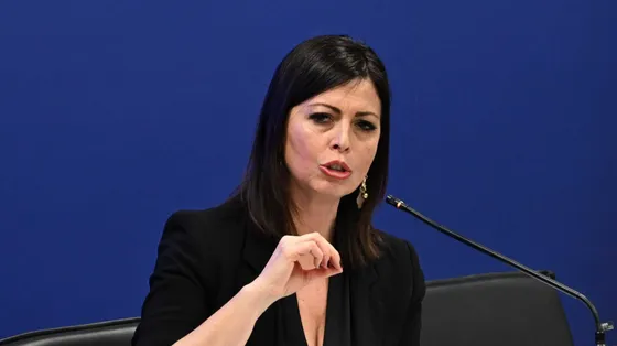 Nella foto Barbara Floridia, presidente (M5s) della Vigilanza sulla Rai