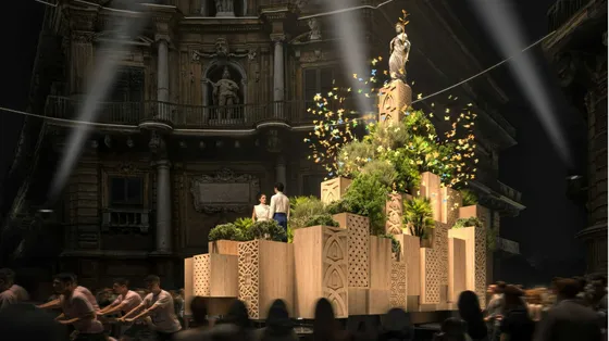 Palermo in una notte: tutto pronto per il "Festino" di santa Rosalia