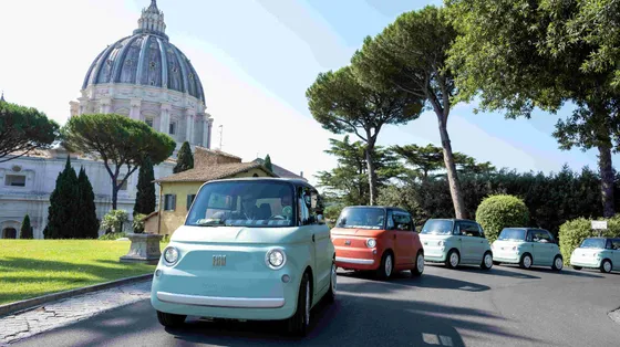 Mobilità a zero emissioni, le Topolino conquistano il Vaticano