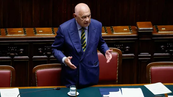 Il ministro della giustizia Carlo Nordio durante un question time alla Camera dei Deputati / ANSA