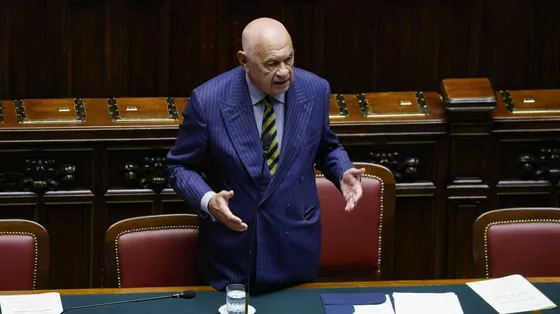 Il ministro della giustizia Carlo Nordio durante un question time alla Camera dei Deputati / ANSA