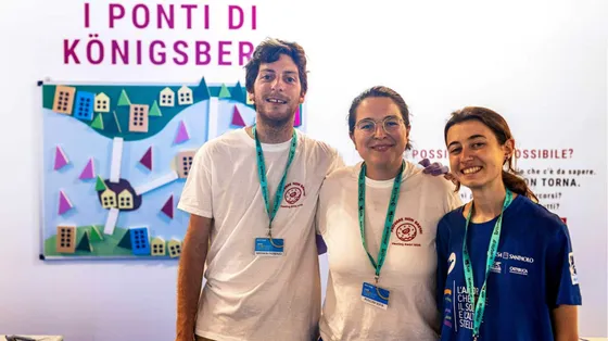 Fiorenzo Massaini con i suoi compagni d'avventura