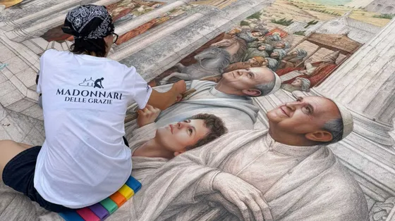 I madonnari all'opera ad Assisi / ROSATI