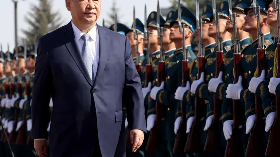 Il presidente russo Vladimir Putin e quello cinese Xi Jinping al vertice dell'Organizzazione per la cooperazione di Shanghai a Bishkek, in Kirghizistan