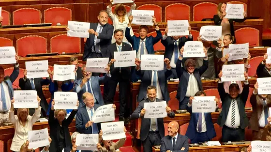 Legge elettorale, Meloni non azzarda.
Respinta la norma sblocca-preferenze