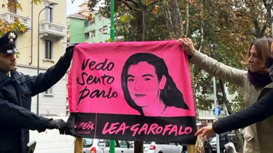 Una commemorazione di Lea Garofalo a Milano