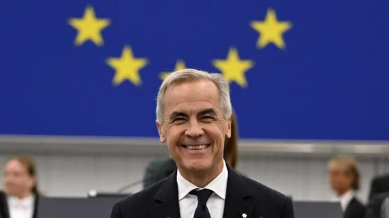 Il premier canadese Mark Carney al Parlamento Europeo