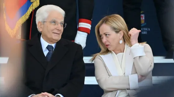 Mattarella e Meloni in una foto di repertorio/ ANSA