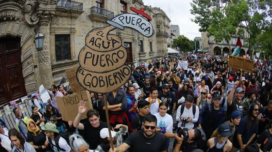 La citta messicana di Guadalajara è in rivolta per l'acqua