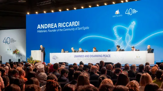 Sant'Egidio ad Assisi. Riccardi: «I credenti possono disarmare il mondo»