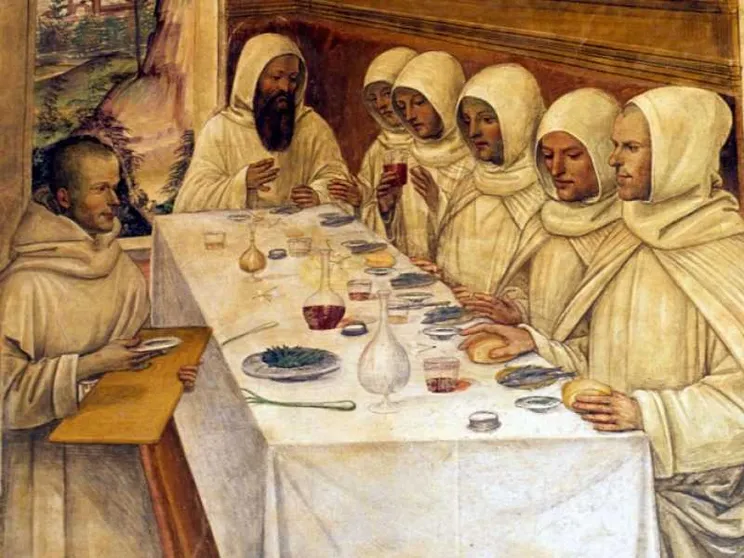 La benedetta tavola dei primi monaci