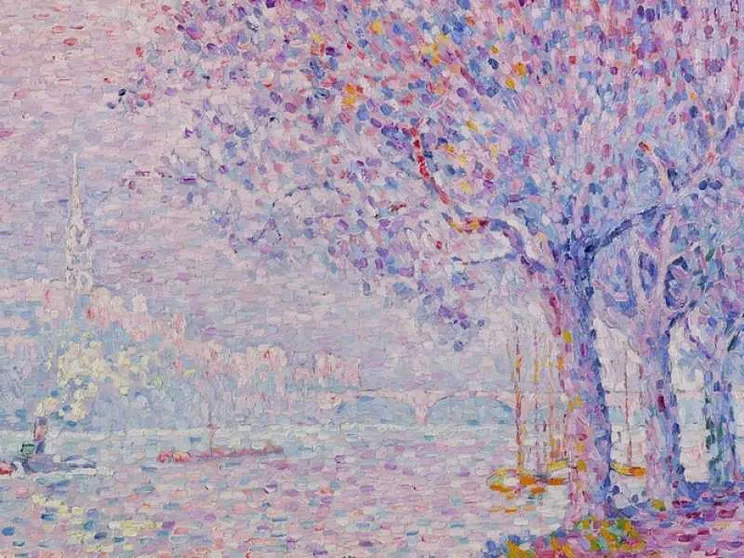 Signac tradito dai riflessi sull’acqua