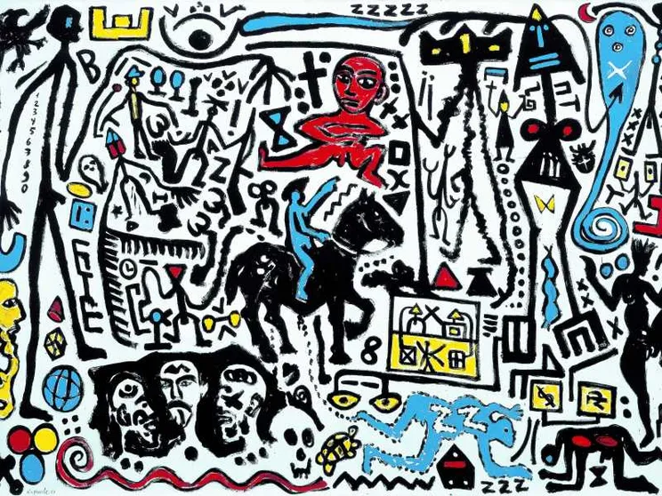 Morto A.R, Penck, maestro espressionista del segno tribale