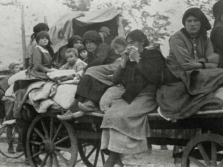 L'altra Caporetto: quei 630mila civili in fuga dal fronte orientale