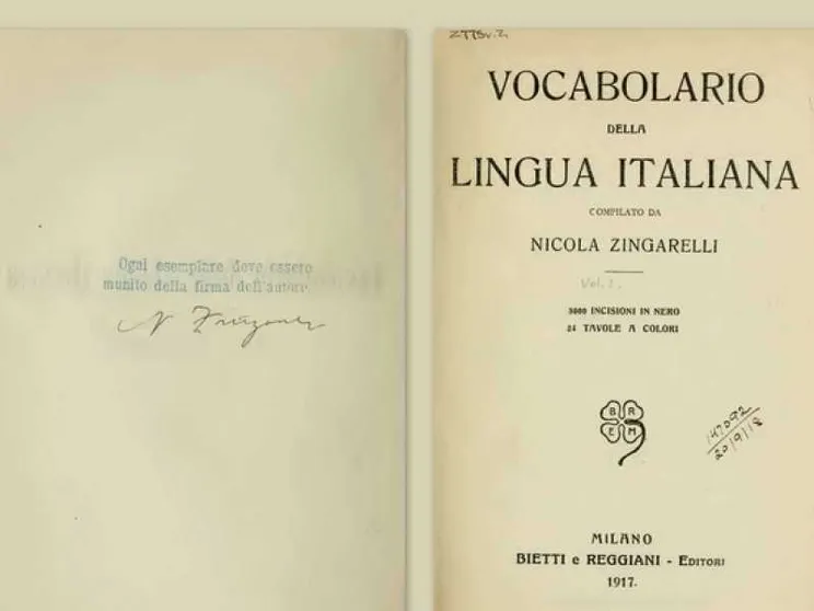 Il vocabolario Zingarelli, un secolo d'Italia parola per parola