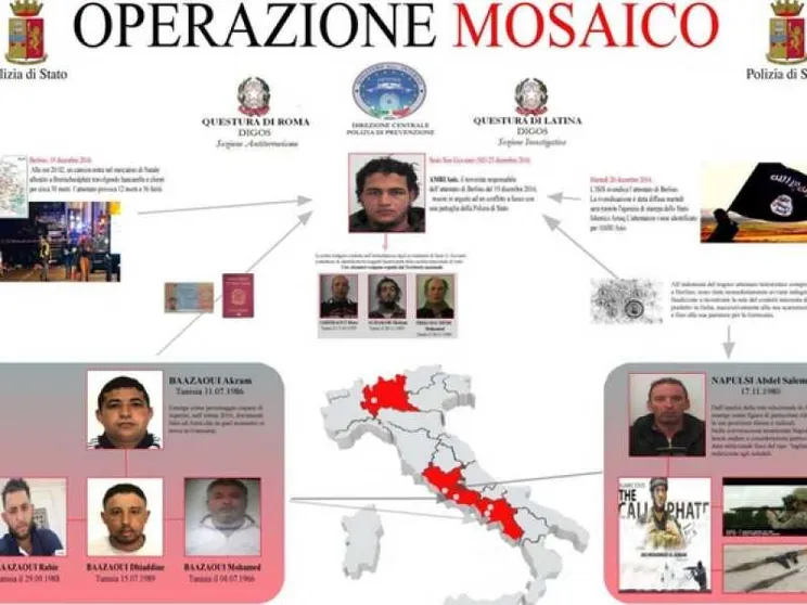 Smantellata la rete italiana del terrorista di Berlino