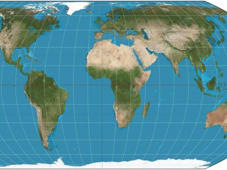 Ora sulle mappe la Terra è tale e quale