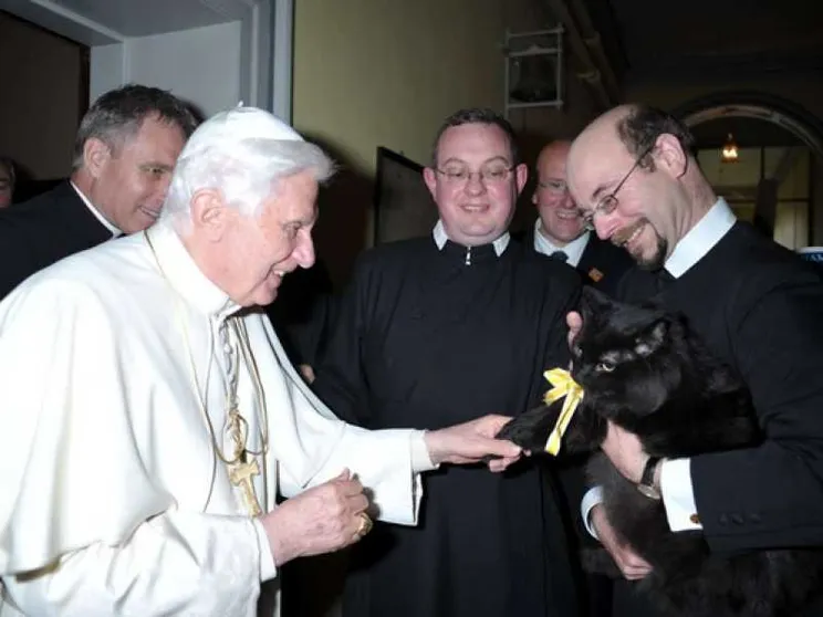 Addio a Pushkin, il gatto amico di Benedetto XVI