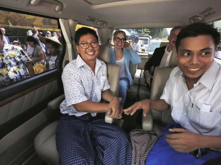 Myanmar, liberati i due giornalisti