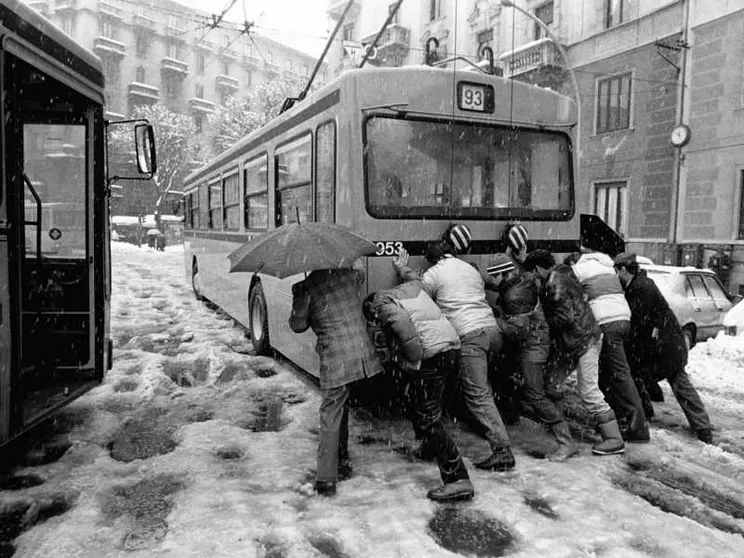 La grande nevicata svelò una Milano generosa e cordiale