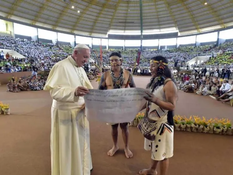 Il grazie a Francesco da tutta l’Amazzonia