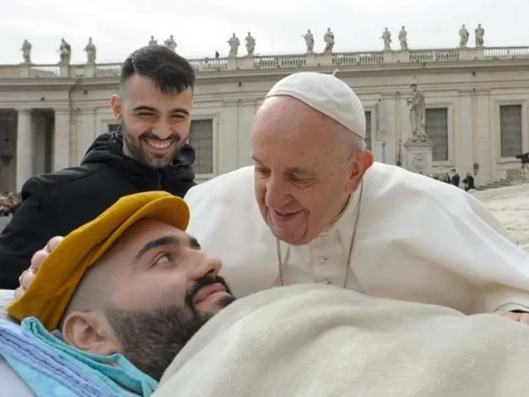 Paolo Palumbo incontra il Papa: «Impossibile descrivere la gioia»