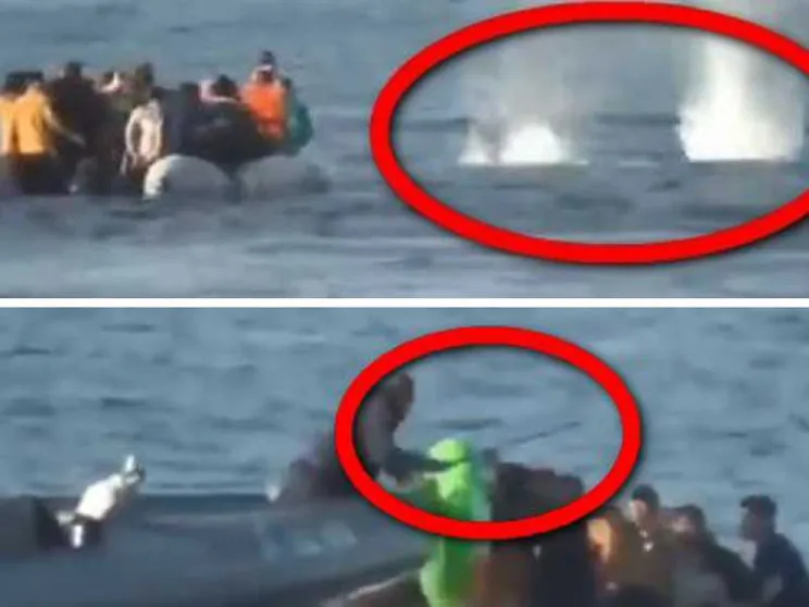 Bimbo muore nel Mar Egeo. Il video-choc dei "respingimenti" greci