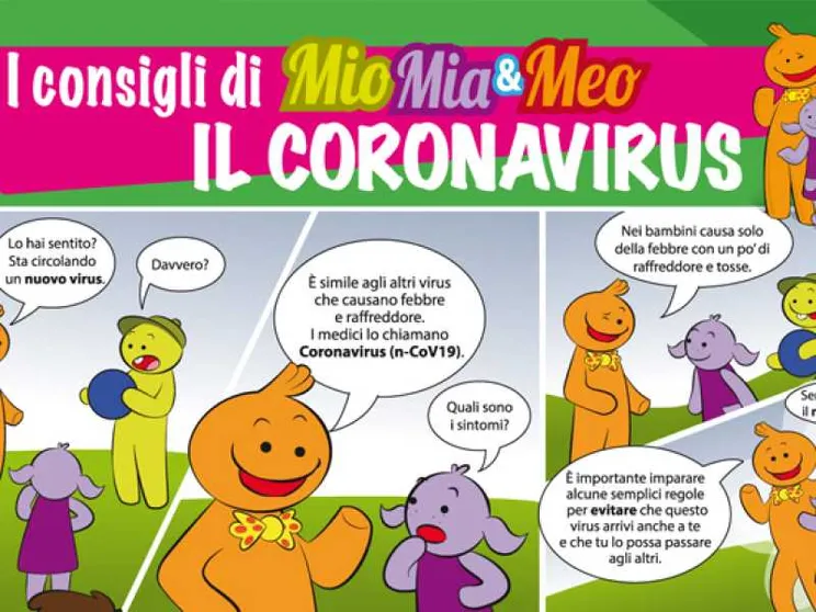 Come spiegare ai bambini il coronavirus (con i fumetti)