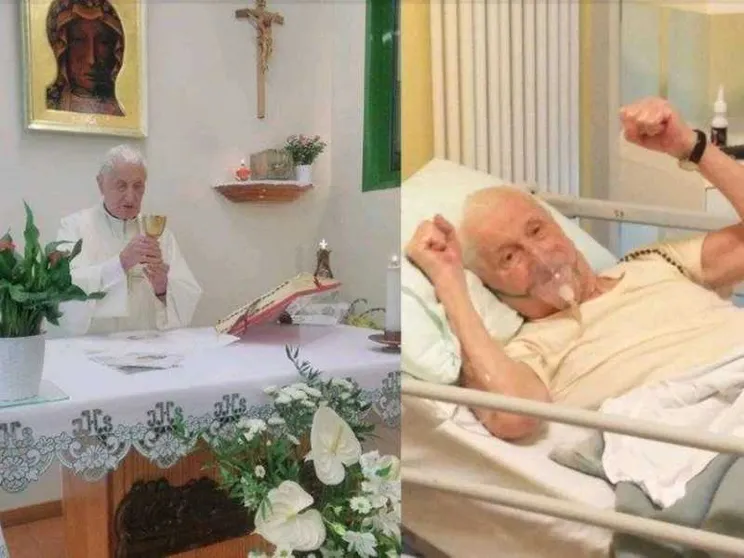 "Non abbiate paura", a 95 anni addio al don col Rosario sulla spalla