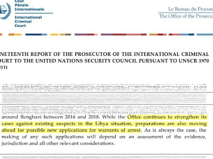 La Corte penale internazionale verso nuovi mandati d'arresto in Libia