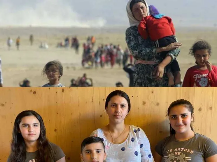 La famiglia-simbolo dell'esodo yazida: ecco come vive ora