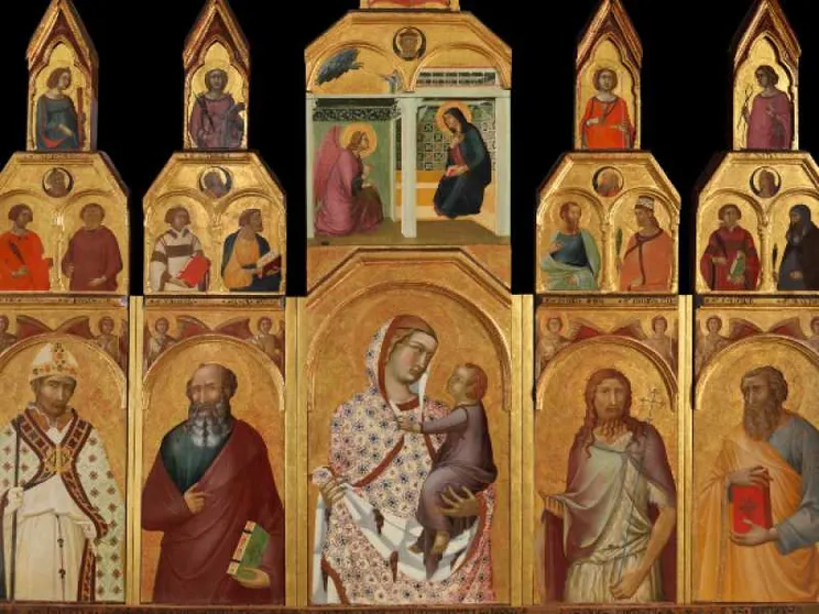 Torna ad Arezzo restaurato il grande polittico di Pietro Lorenzetti