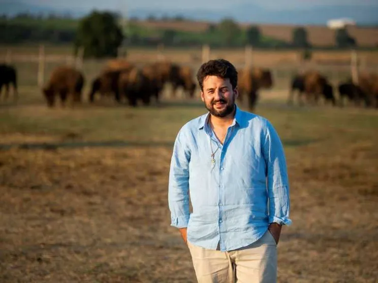 L'unico allevatore italiano di bisonti americani