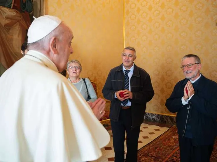 Il Papa incontra padre Maccalli, il missionario sequestrato in Niger