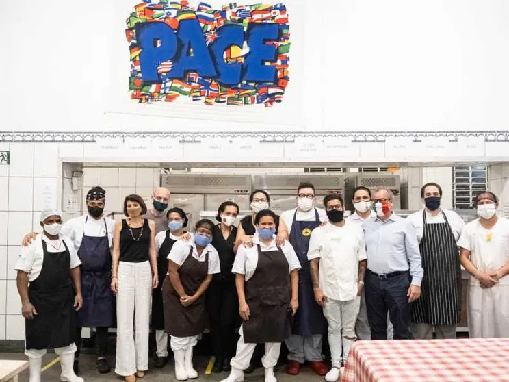 Una cena italiana per gli ospiti dell'Arsenale di San Paolo