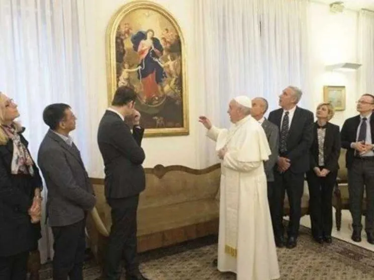 Il Papa affida il post pandemia alla Vergine che scioglie i nodi